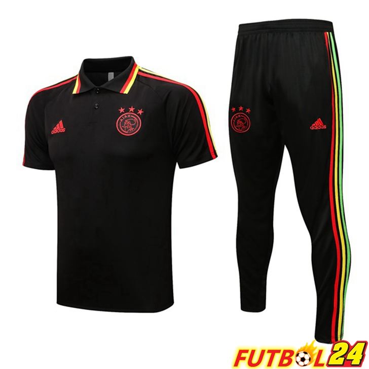 Camiseta Polo AFC Ajax + Pantalones Negro 2022/2023