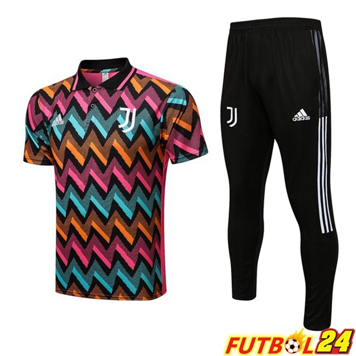 Camiseta Polo Juventus + Pantalones Azul Rosa 2022/2023