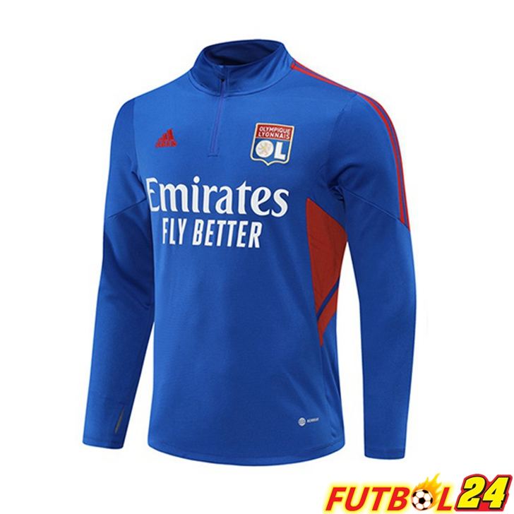 Sudadera De Entrenamiento Lyon OL Azul 2022/2023