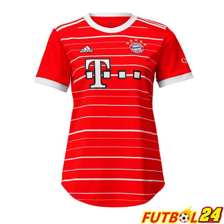 Camisetas De Futbol Bayern Munich Mujer Primera Rojo 2022/2023