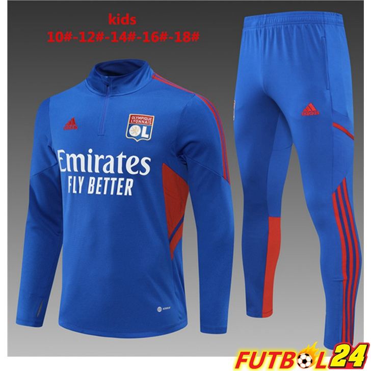 Chandal Equipos De Futbol Lyon OL Ninos Azul 2022/2023
