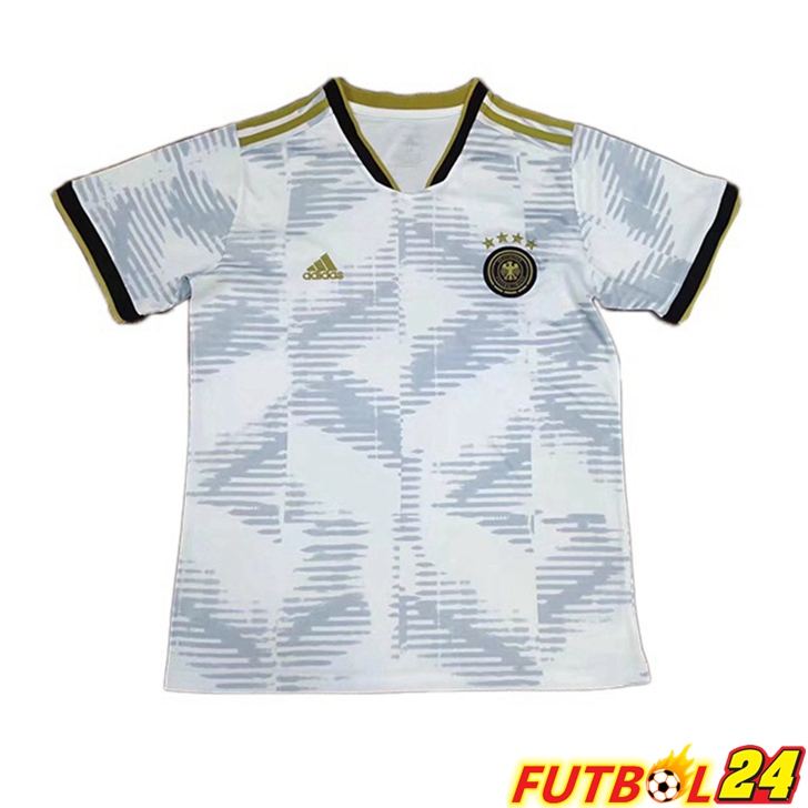 Camiseta Alemania Primera Blanco Version Leak Copa Del Mundo 2022
