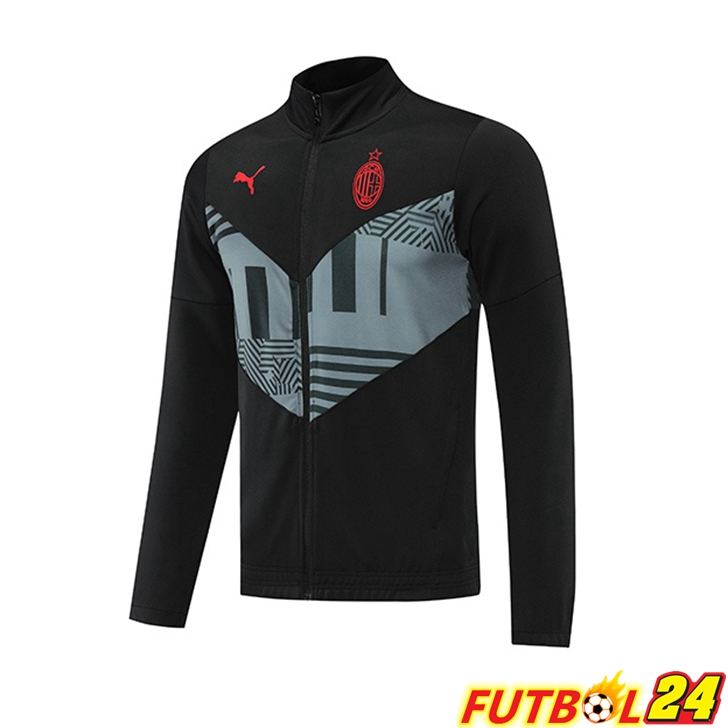 Chaquetas Futbol AC Milan Negro 2022/2023