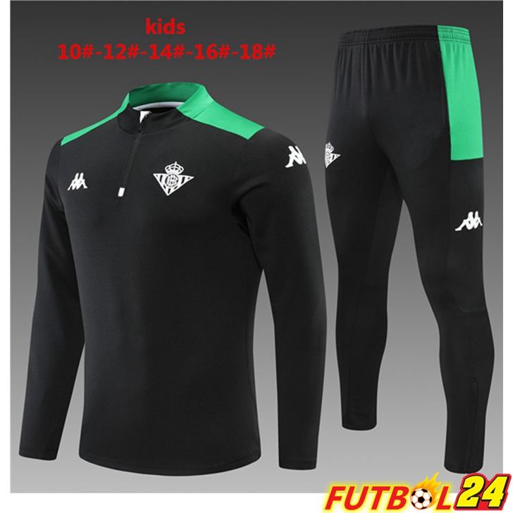 Chandal Equipos De Futbol Real Betis Ninos Negro 2022/2023