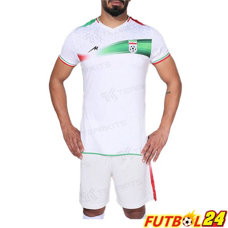 Camiseta Iran Primera Blanco Copa Del Mundo 2022
