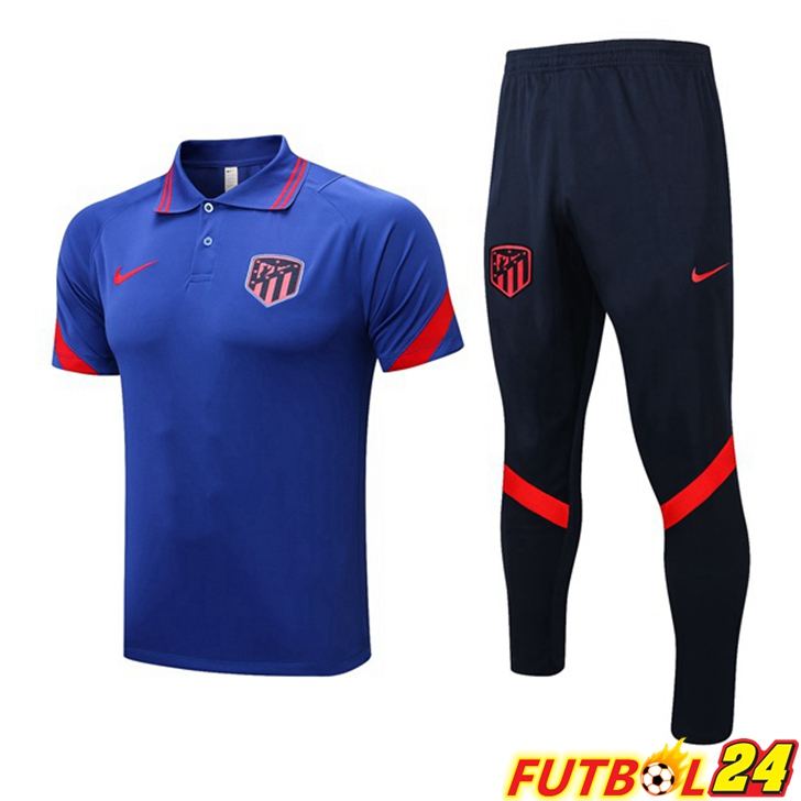 Camiseta Polo Atletico Madrid + Pantalones Azul 2022/2023