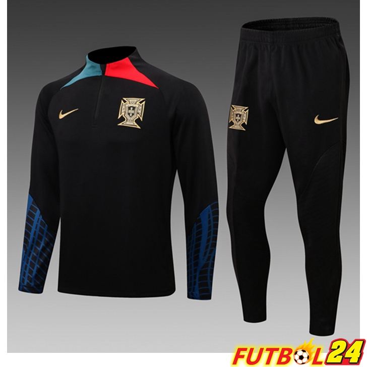 Chandal Equipos De Futbol Portugal Ninos Negro 2022/2023