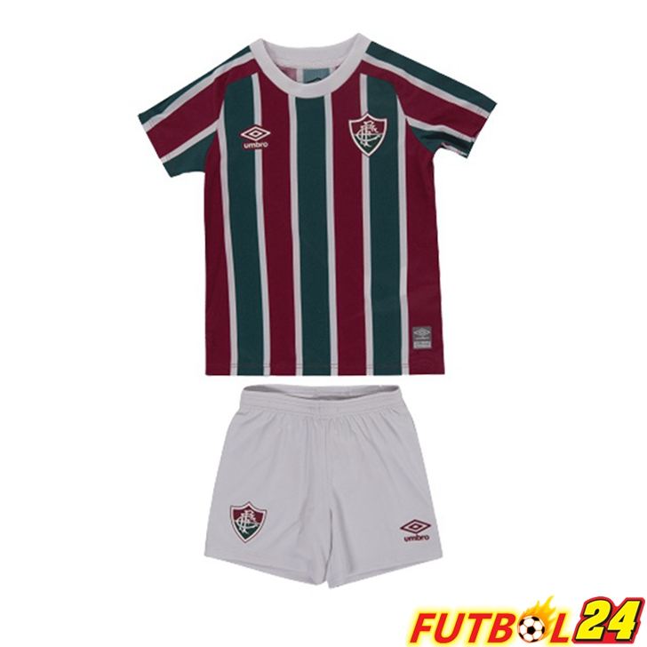 Camisetas De Futbol Fluminense Ninos Primera Verde Rojo 2022/2023