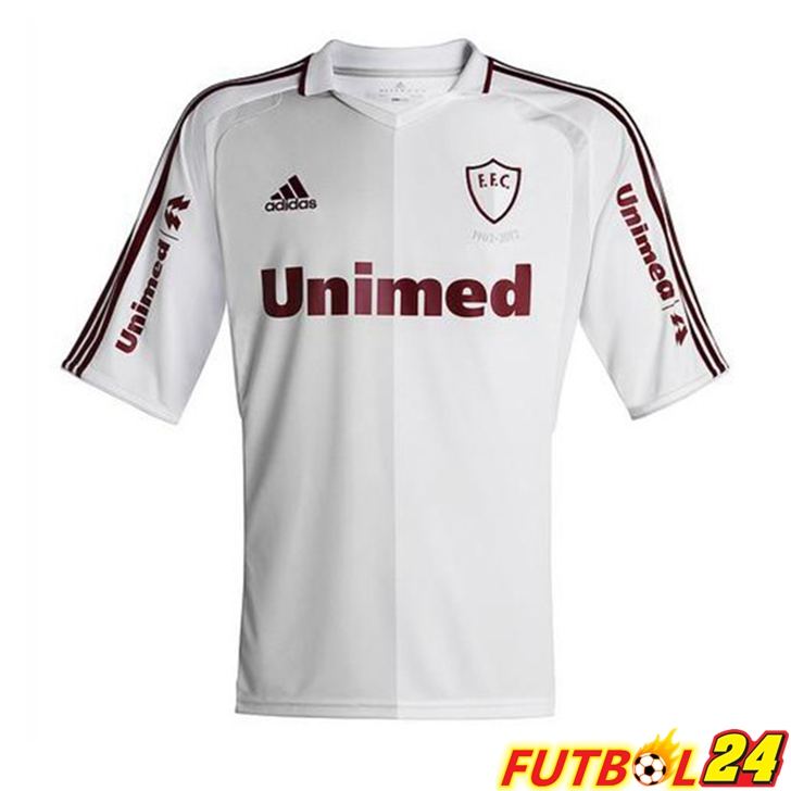 Camisetas De Futbol Fluminense Retro 100e Anniversaire Blanco 2011-2012