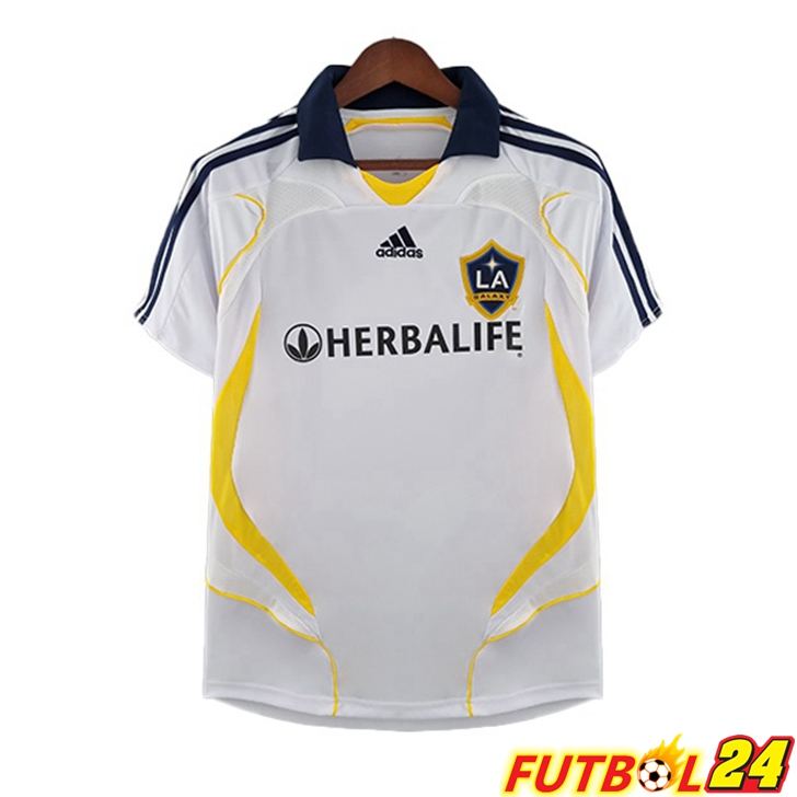 Camisetas De Futbol LA Galaxy Retro Primera Blanco 2007