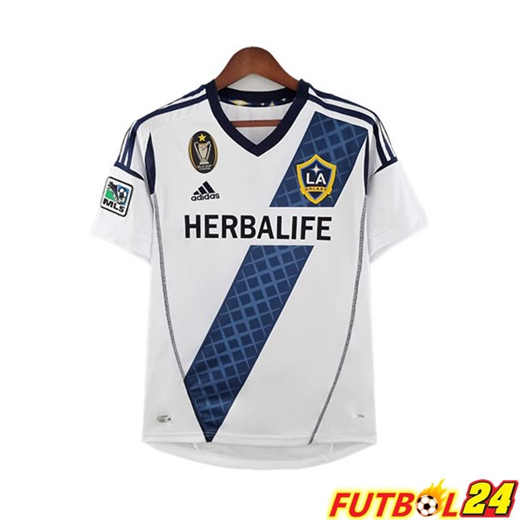 Camisetas De Futbol LA Galaxy Retro Primera Blanco 2012