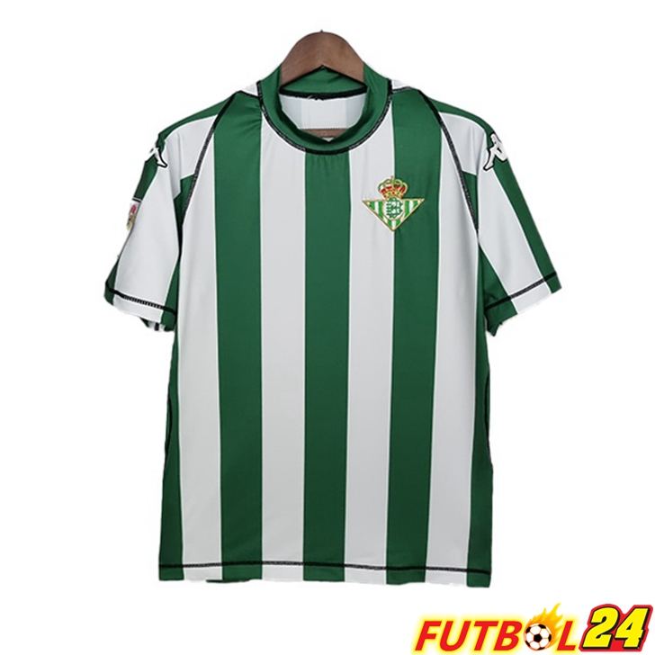Camisetas De Futbol Real Betis Retro Primera Verde Blanco 2003-2004