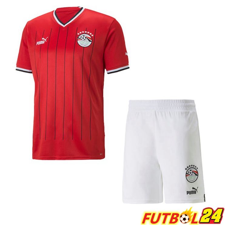 Camisetas De Futbol Egipto Ninos Primera Rojo 2022/2023