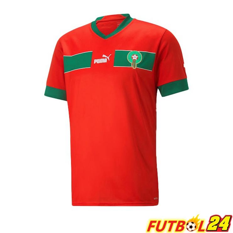 Camisetas De Futbol Marruecos Primera Rojo Copa Del Mundo 2022