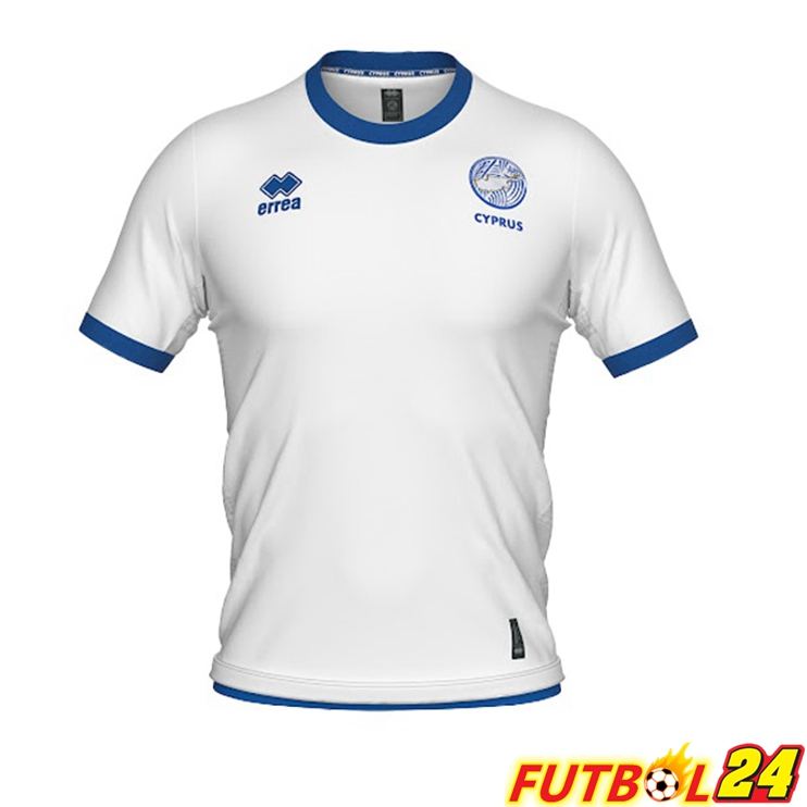 Camiseta Nacional Chipre Segunda Blanco 2022/2023