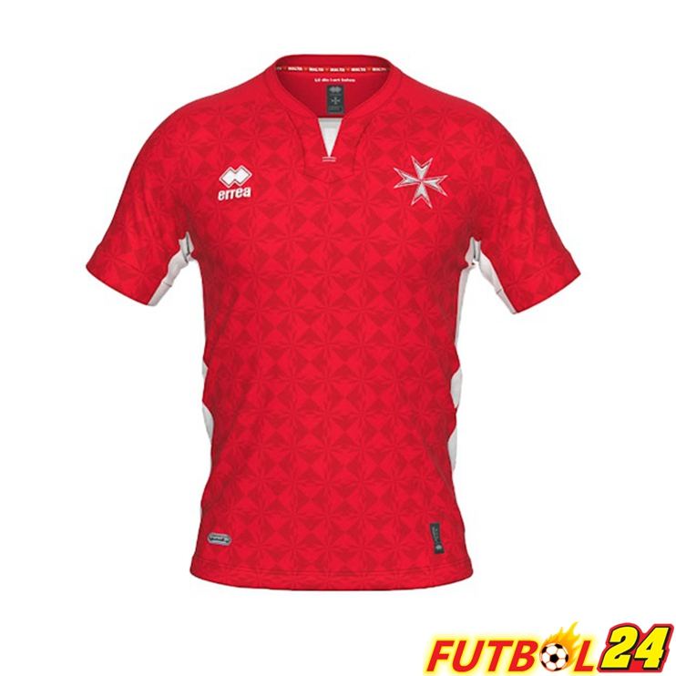 Camiseta Nacional Malta Primera Rojo 2022/2023