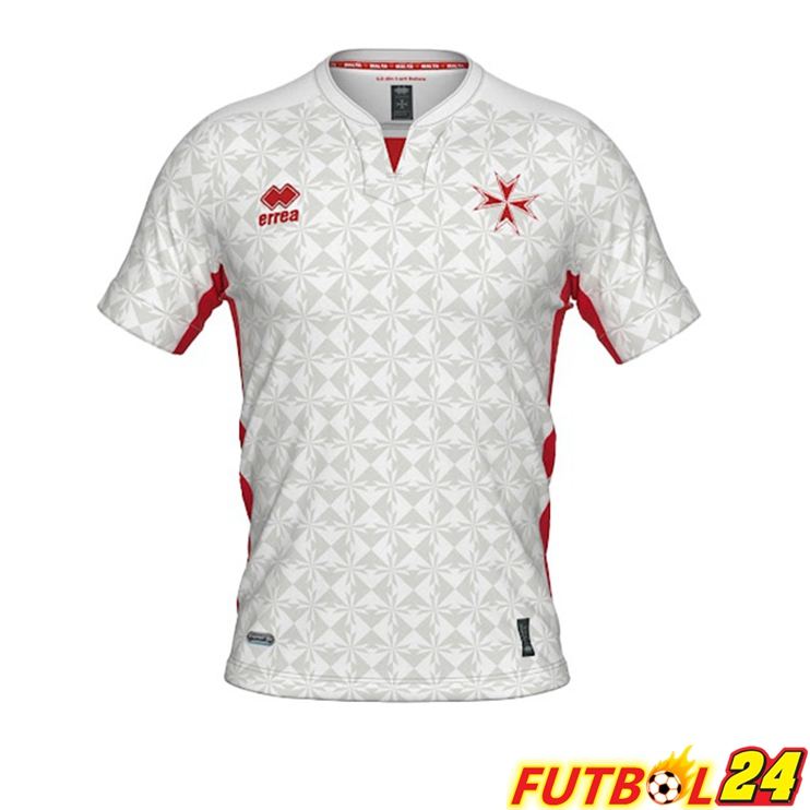Camiseta Nacional Malta Segunda Blanco 2022/2023
