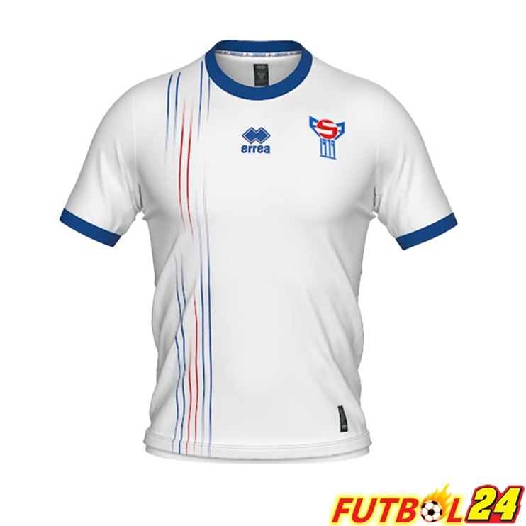 Camiseta Nacional Islas Faroe Primera Blanco 2022/2023