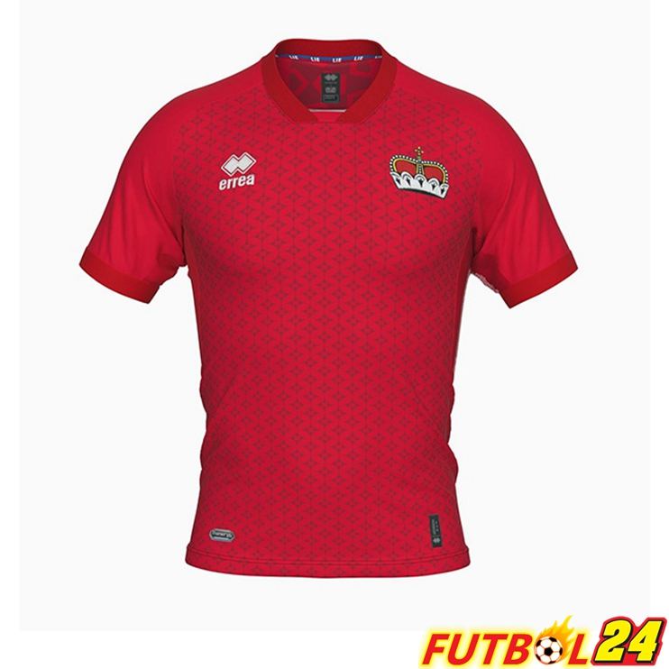 Camiseta Nacional Liechtenstein Segunda Rojo 2022/2023