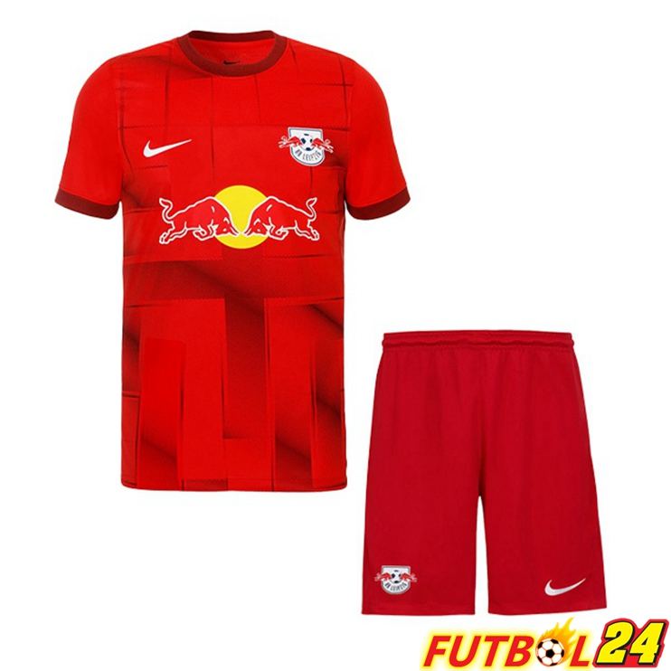 Camisetas De Futbol RB Leipzig Ninos Segunda Rojo 2022/2023