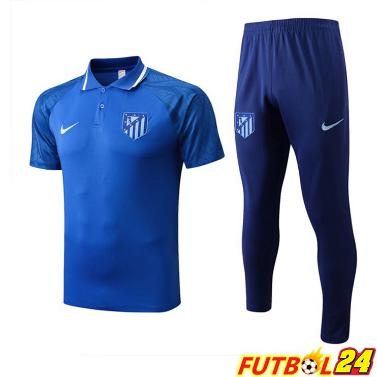Camiseta Polo Atletico Madrid + Pantalones Azul 2022/2023
