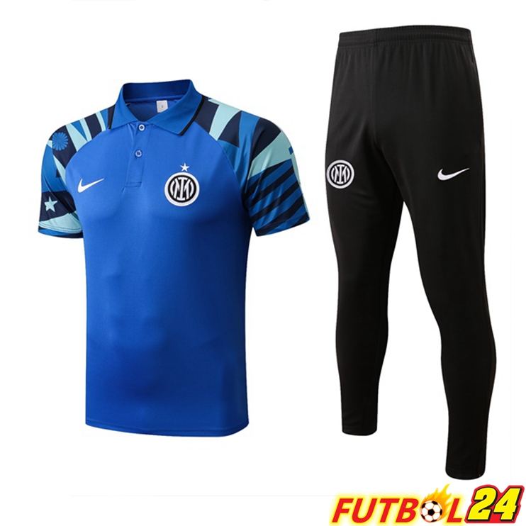 Camiseta Polo Inter Milan + Pantalones Azul 2022/2023