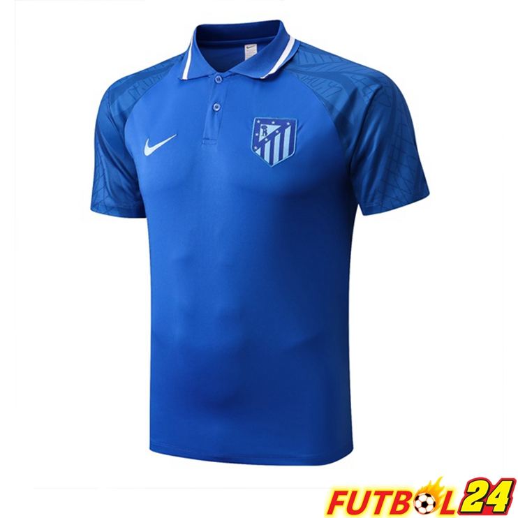 Camiseta Polo Atletico Madrid Azul 2022/2023