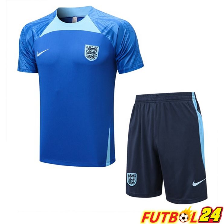 Camiseta Entrenamiento Inglaterra + Cortos Azul 2022/2023