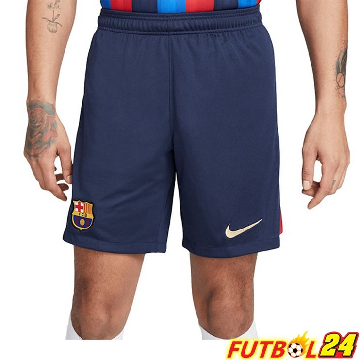 Cortos de Futbol Barcelona Primera Rojo Azul 2022/2023