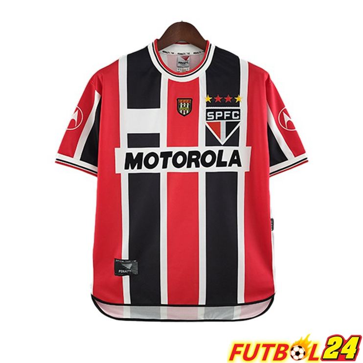 Camisetas De Futbol Sao Paulo FC Retro Segunda Rojo 2000