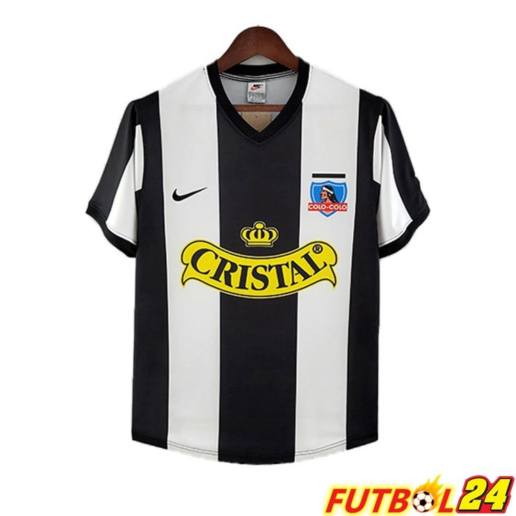 Camisetas De Futbol Colo-Colo Retro Tercera Negro Blanco 1993