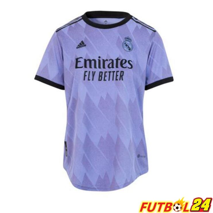 Camisetas De Futbol Real Madrid Mujer Segunda Purpura 22/23