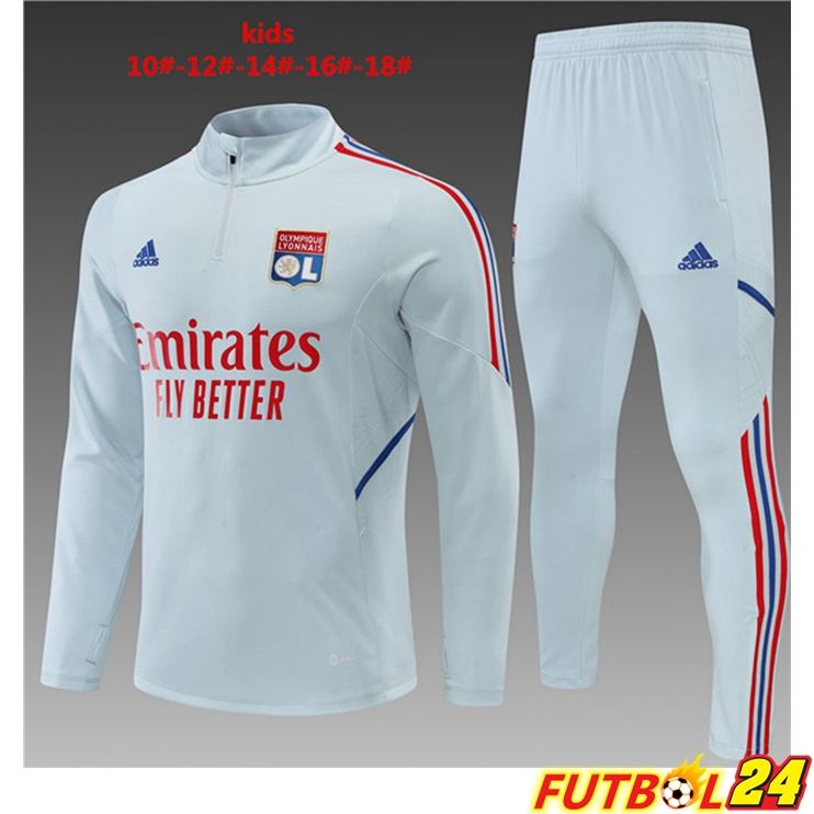 Chandal Futbol Lyon OL Niño Gris 22/23