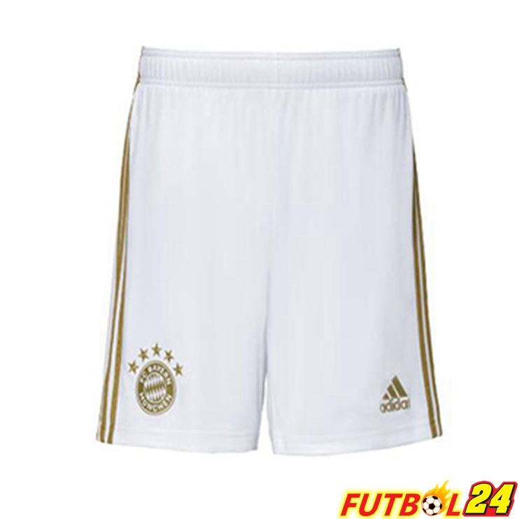 Cortos De Futbol Bayern Munich Segunda Blanco 22/23