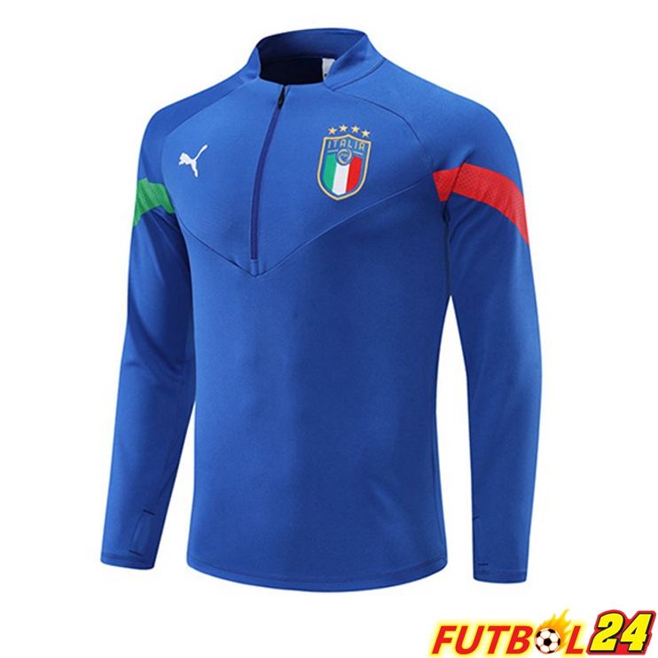 Sudadera De Entrenamiento Italia Azul 22/23
