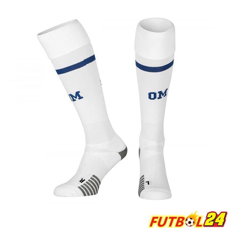 Calcetines De Futbol Marsella OM Primera Blanco 22/23