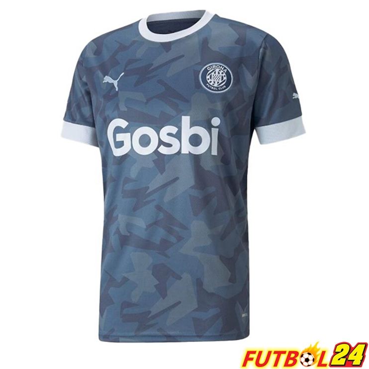 Camisetas De Futbol FC Girona Tercera Azul Gris 22/23