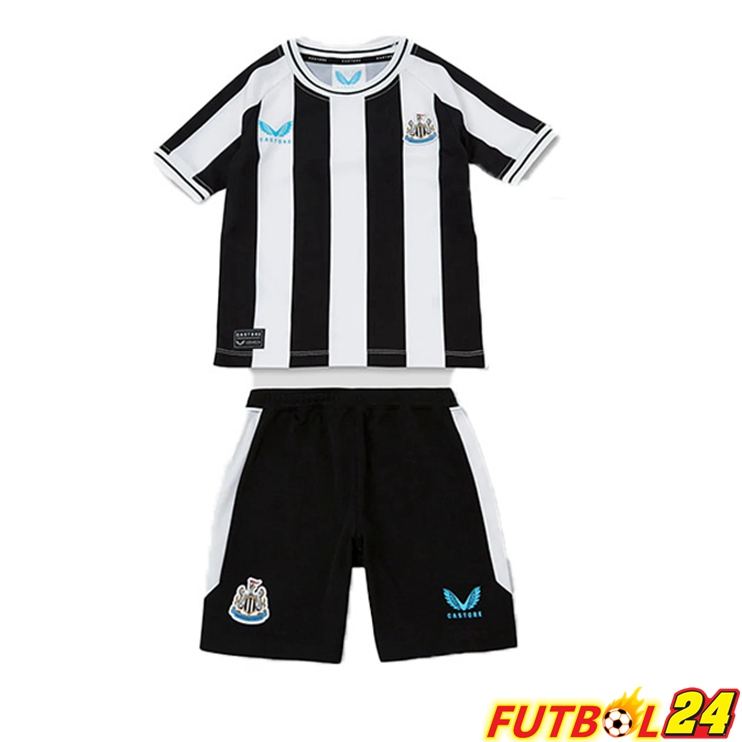 Camisetas De Futbol Newcastle United Niño Primera Negro Blanco 22/23