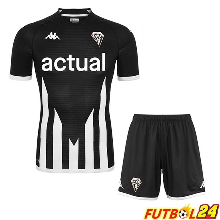 Camisetas De Futbol Angers SCO Niño Primera Negro 22/23