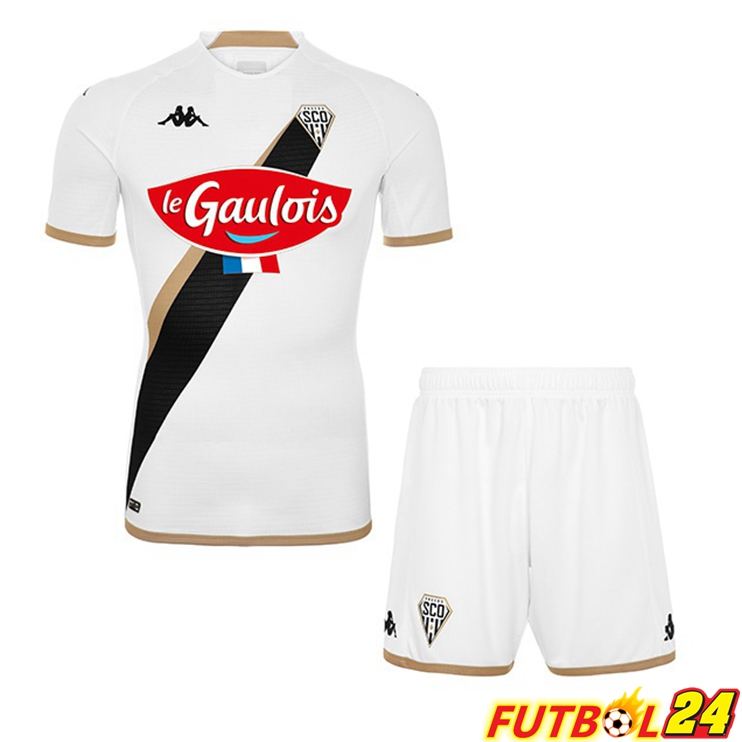 Camisetas De Futbol Angers SCO Niño Segunda Blanco 22/23