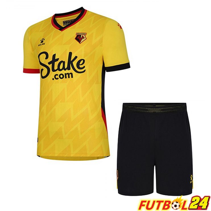 Camisetas De Futbol Watford FC Niño Primera Amarillo 22/23
