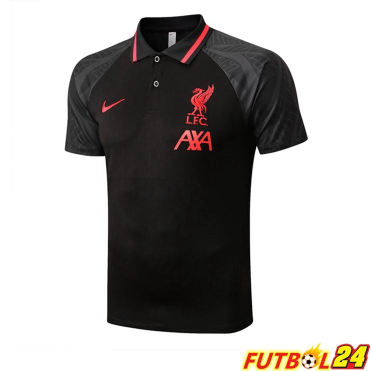 Camiseta Polo FC Liverpool Negro 22/23