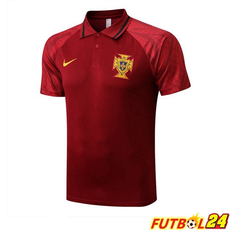 Camiseta Polo Portugal Roja 22/23