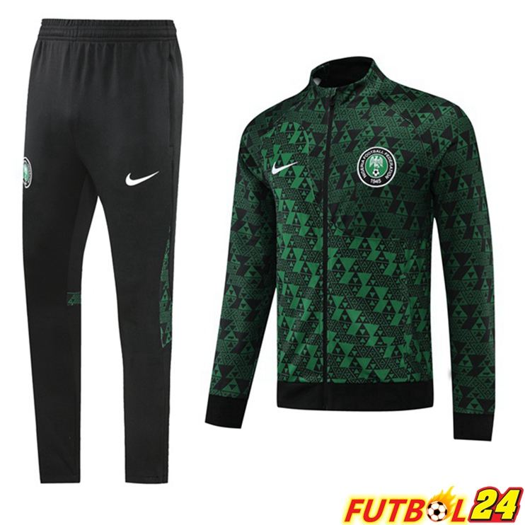 Chandal Equipos De Futbol - Chaqueta Nigeria Verde 22/23