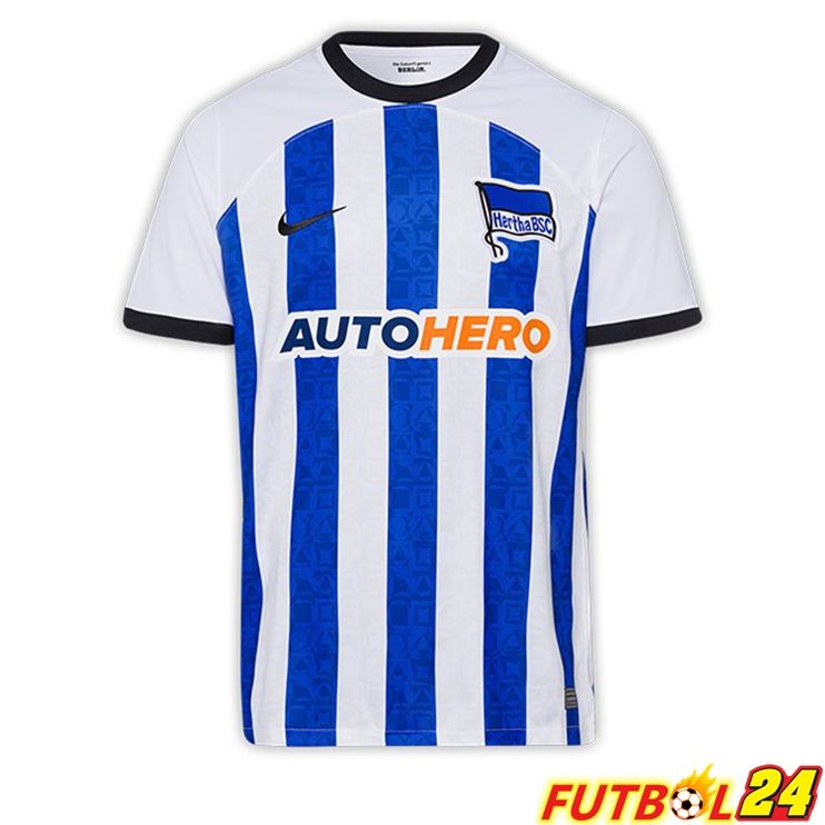 Camisetas De Futbol Hertha BSC Primera Azul Blanco 22/23