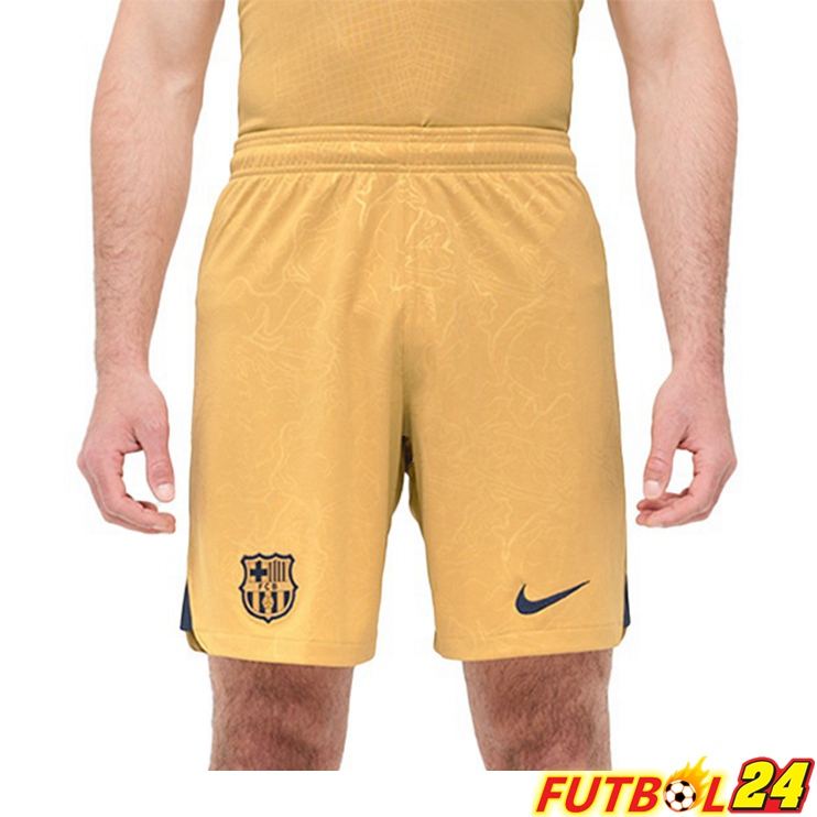 Cortos De Futbol FC Barcelona Segunda Amarillo 22/23