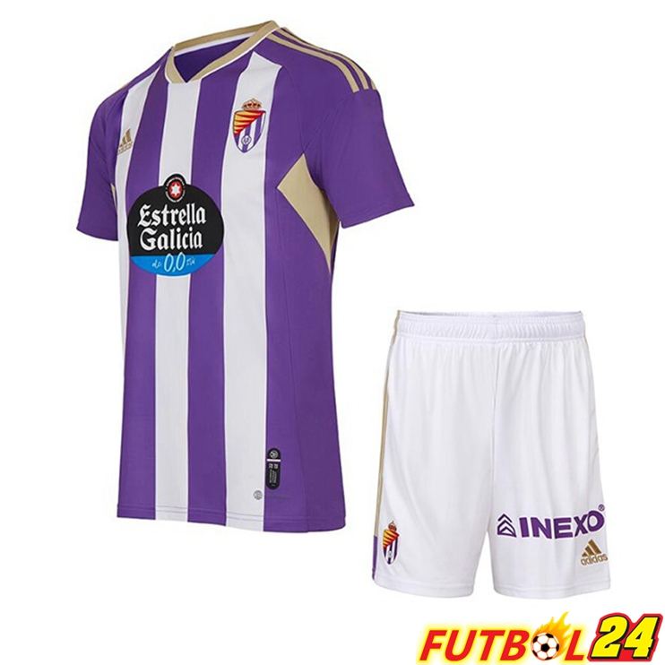 Camisetas De Futbol Real Valladolid Ninos Primera Púrpura 2022/2023