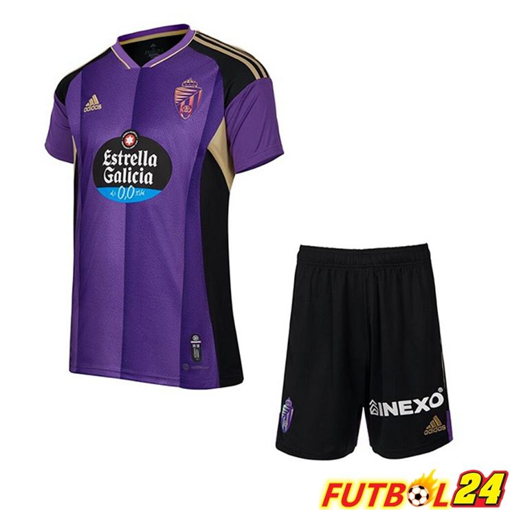 Camisetas De Futbol Real Valladolid Ninos Segunda Púrpura 2022/2023