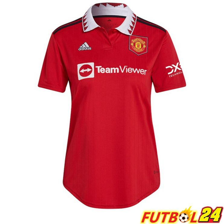 Camisetas De Futbol Manchester United Mujer Primera Rojo 2022/2023