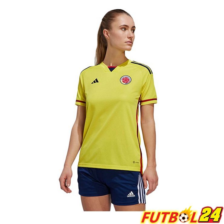 Camisetas De Futbol Colombia Mujer Primera Amarillo 2022/2023